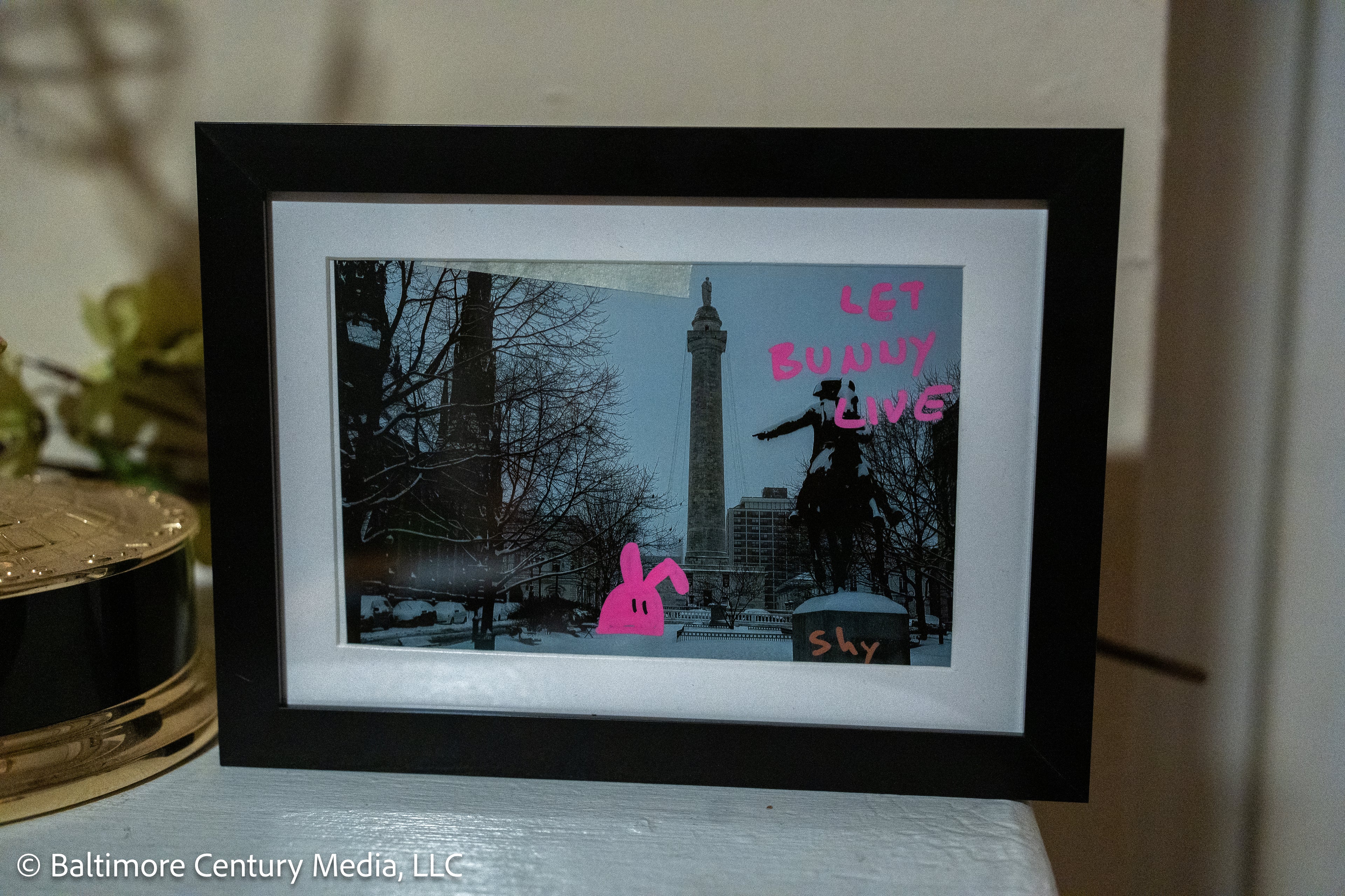Let Bunny Live #3, 2025 - 4x6" (Framed)